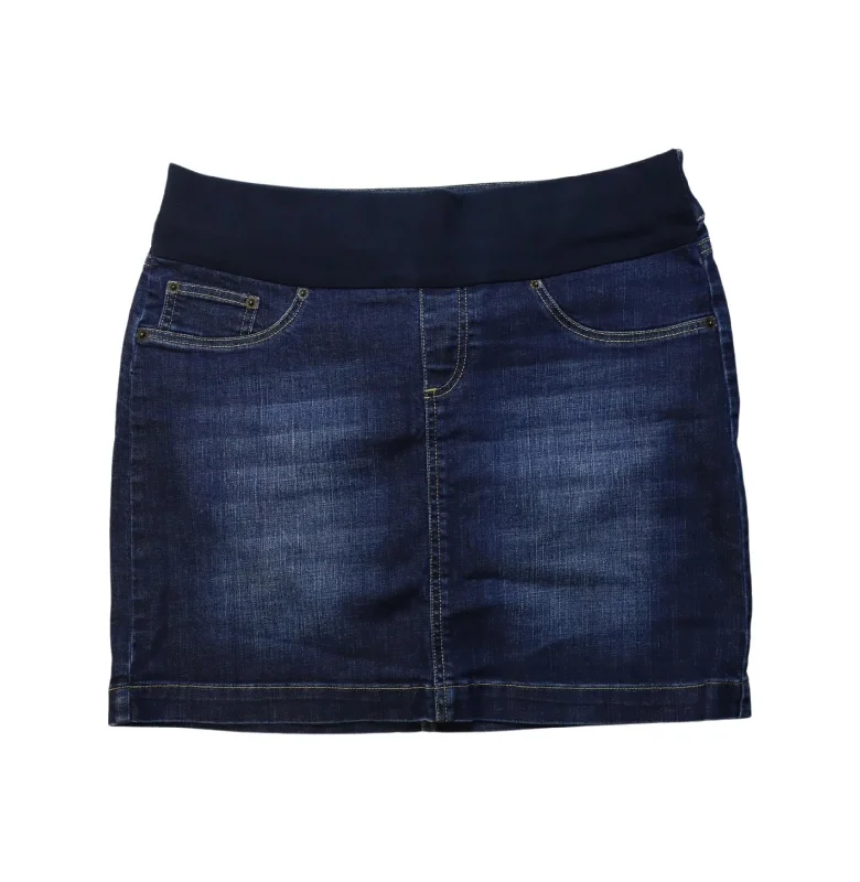 Seraphine Maternity Denim Skirt M (US 8) lace skirt romantic