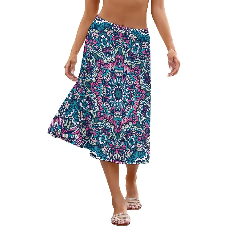 Skirt chiffon skirt floaty