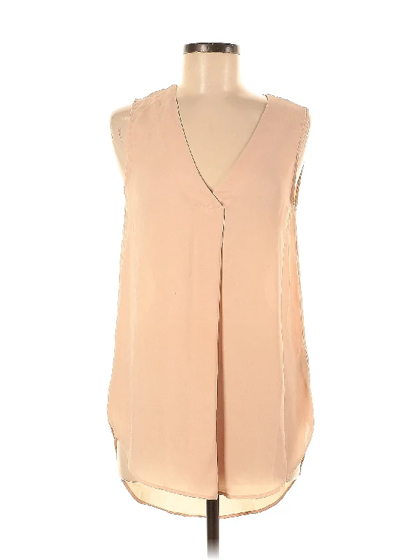 Sleeveless Blouse Peter Pan Blouse