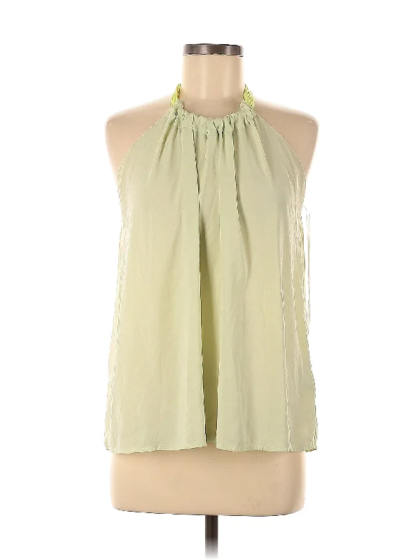 Sleeveless Blouse Chic Square Blouse