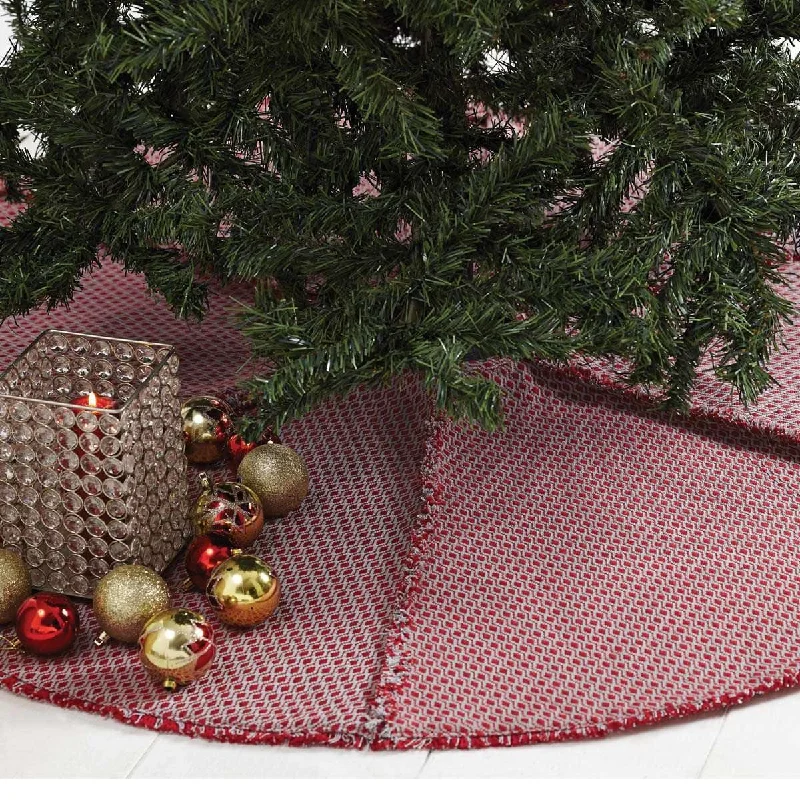 Tannen Christmas Tree Skirt 48 VHC Brands silk skirt lustrous