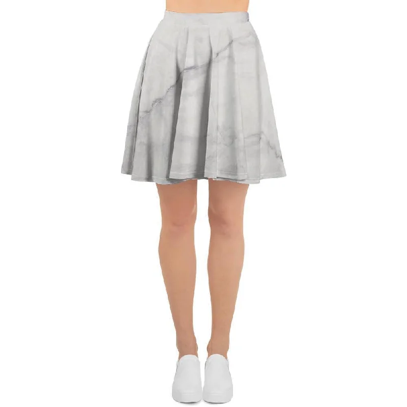 White Marble Women's Skirt summer skirt style